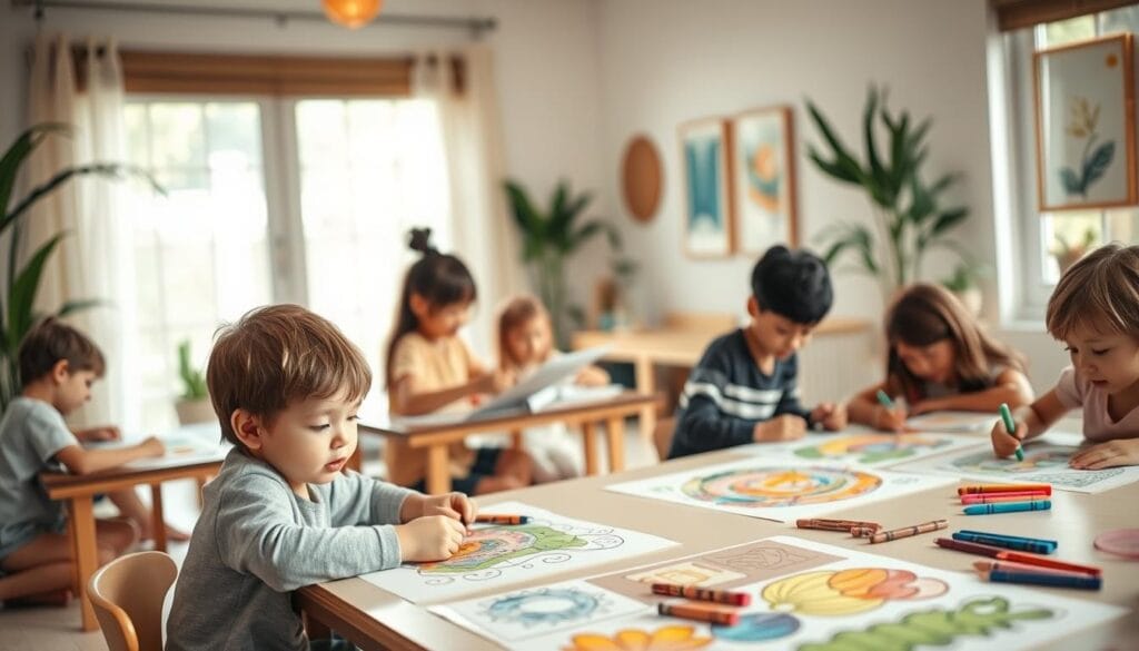 coloring therapy for children