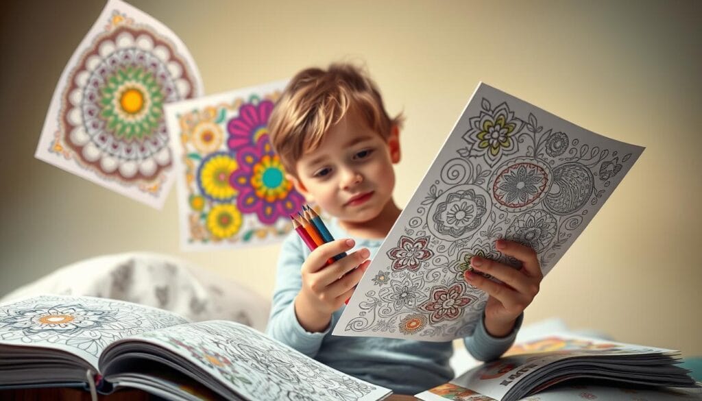 creative expression through coloring books