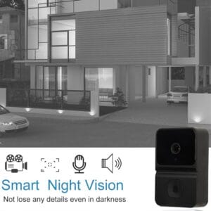 جرس باب ذكي مزود بكاميرا وواي فاي